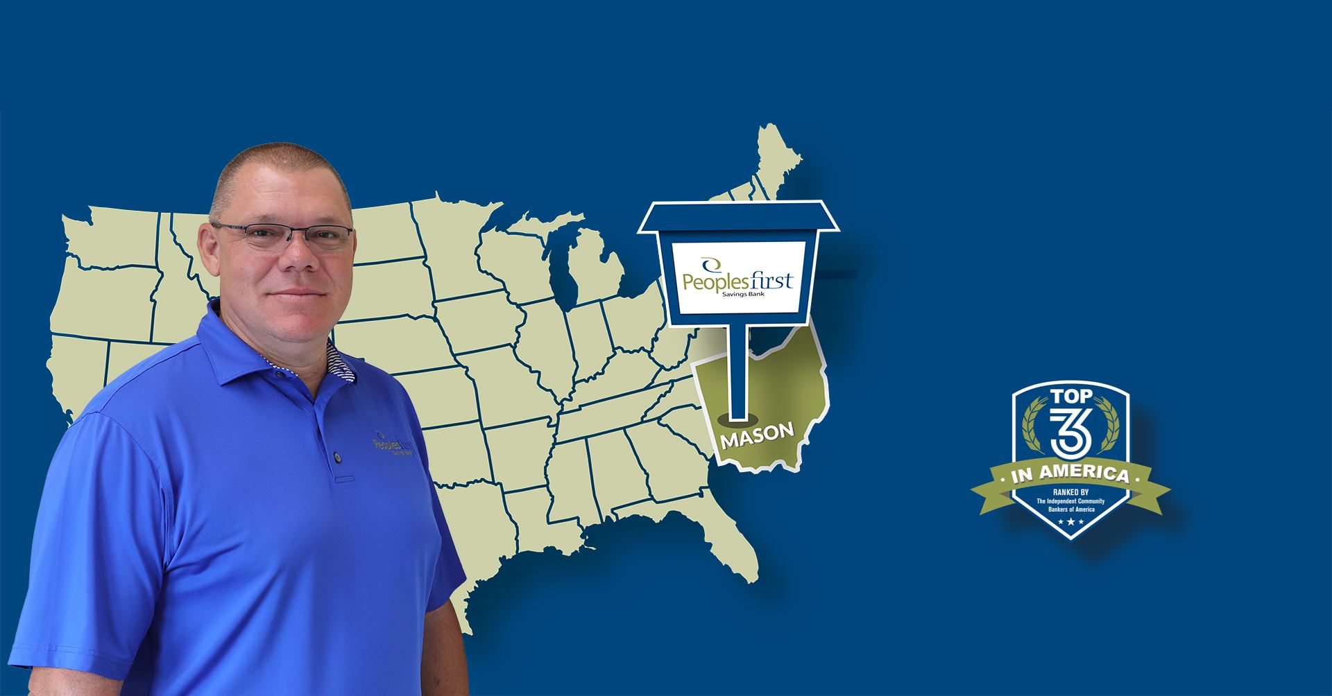 man standing in front of map of America